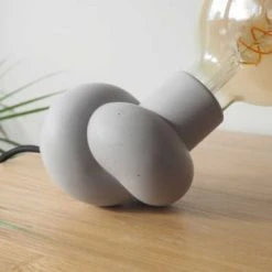 Gone's Lampes à Poser Lampe à Poser En Béton Et Bois Cordon Noir Ampoule LED Edison 11 Gone's Lampes à Poser Lampe à Poser En Béton Et Bois Cordon Noir Ampoule LED Edison -Luminaires Ventes lampe a poser en beton et bois cordon noir ampoule led edison 3