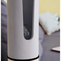 Gone's Lampes à Poser Lampe à Poser En Bois Et Béton, Anneau Feutrine Noir -Luminaires Ventes lampe a poser en bois et beton anneau feutrine noir 1