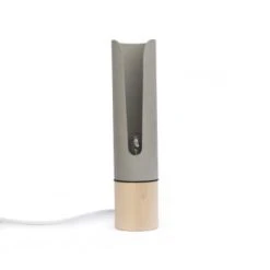 Gone's Lampes à Poser Lampe à Poser En Bois Et Béton, Anneau Feutrine Bordeaux -Luminaires Ventes lampe a poser en bois et beton anneau feutrine noir 3