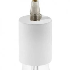 Coc'art Lampes à Poser Lampe à Poser En Bois Recyclé Blanc -Luminaires Ventes lampe a poser en bois recycle blanc 4