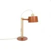 DIZY Design Lampes à Poser Lampe à Poser En Chêne Et Métal Terracotta -Luminaires Ventes lampe a poser en chene et metal terracotta