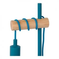 J&Kids Lampes à Poser Lampe à Poser En Métal Bleu Ø 15 Cm -Luminaires Ventes lampe a poser en metal bleu oe 15 cm 3