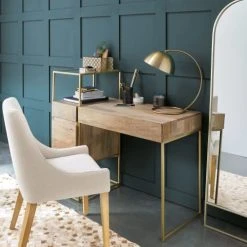 Maisons Du Monde Lampes à Poser Lampe à Poser En Métal Doré Brossé H46 -Luminaires Ventes lampe a poser en metal dore brosse h46 1000 4 3 210702 5