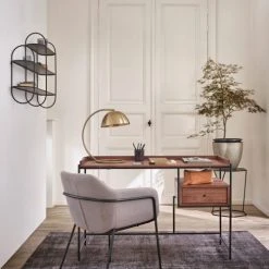 Maisons Du Monde Lampes à Poser Lampe à Poser En Métal Doré Brossé H46 -Luminaires Ventes lampe a poser en metal dore brosse h46 1000 4 3 210702 6