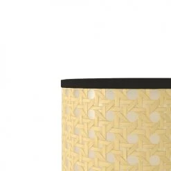 Potiron Paris Lampes à Poser Lampe à Poser En Métal Et Rotin -Luminaires Ventes lampe a poser en metal et rotin 3