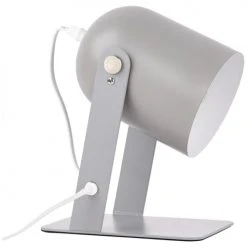 Brilliant Lampes à Poser Lampe à Poser En Métal Gris Orientable H22cm -Luminaires Ventes lampe a poser en metal gris orientable h22cm 3