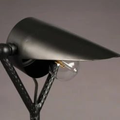 Dutchbone Lampes à Poser Lampe à Poser En Métal Noir -Luminaires Ventes lampe a poser en metal noir 4