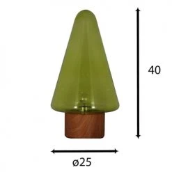 Pirouette Paris Lampes à Poser Lampe à Poser En Verre Base En Métal Effet Bois -Luminaires Ventes lampe a poser en verre base en metal effet bois 7