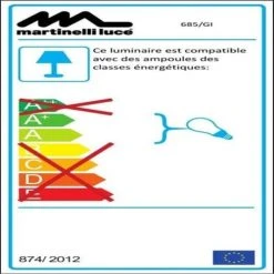 Martinelli Luce Lampes à Poser Lampe à Poser Jaune H28cm -Luminaires Ventes lampe a poser jaune h28cm 3