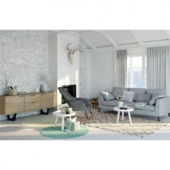 Zago Lampes à Poser Lampe à Poser Métal Et Tissu Blanc -Luminaires Ventes lampe a poser metal et tissu blanc 2