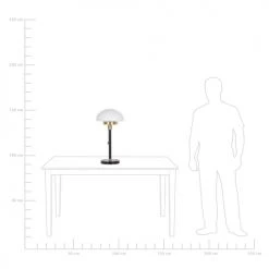 Beliani Lampes à Poser Lampe à Poser Noir Et Blanc -Luminaires Ventes lampe a poser noir et blanc 5