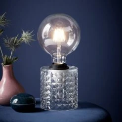 Nordlux Lampes à Poser Lampe à Poser Verre Transparent H12,8cm -Luminaires Ventes lampe a poser verre transparent h12 8cm 4