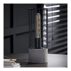 Lampea Lampes à Poser Lampe à Poser Vintage En Métal Béton 34 Cm -Luminaires Ventes lampe a poser vintage en metal beton 34 cm 2