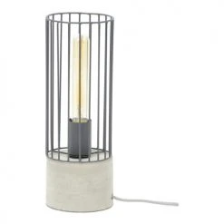 Lampea Lampes à Poser Lampe à Poser Vintage En Métal Béton 34 Cm