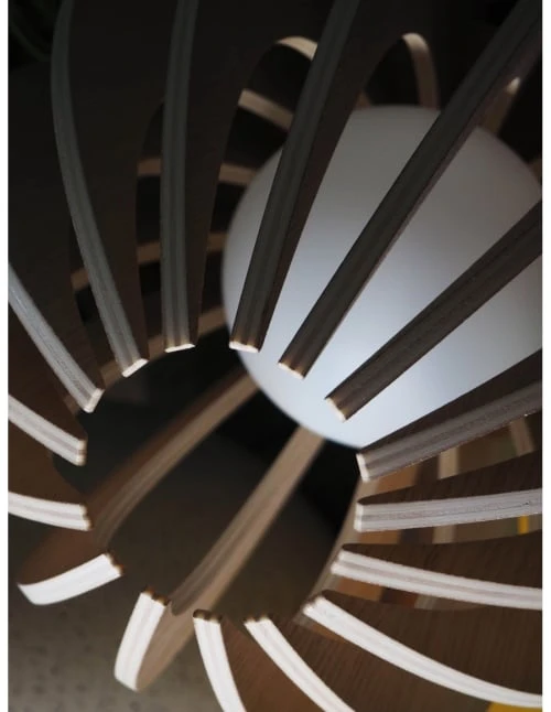 Gone's Suspensions Lampe à Suspendre Bois Cordon Noir Et Ampoule 4 Gone's Suspensions Lampe à Suspendre Bois Cordon Noir Et Ampoule – Image 2