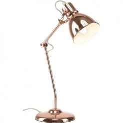 ATHM DESIGN Lampes à Poser Lampe Abat Jour Et Pied Métal Doré -Luminaires Ventes lampe abat jour et pied metal dore 3