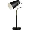 ATHM DESIGN Lampes à Poser Lampe Abat Jour Et Pied Métal Noir -Luminaires Ventes lampe abat jour et pied metal noir 8