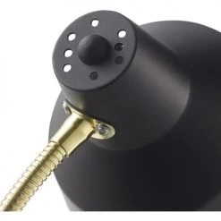 ATHM DESIGN Lampes à Poser Lampe Abat Jour Métal Et Pied Noir -Luminaires Ventes lampe abat jour metal et pied noir 3