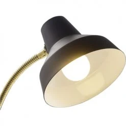 ATHM DESIGN Lampes à Poser Lampe Abat Jour Métal Et Pied Noir -Luminaires Ventes lampe abat jour metal et pied noir 5