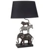 Maisons Du Monde Lampes à Poser Lampe Animaux Sauvages Et Abat-jour Noir -Luminaires Ventes lampe animaux sauvages et abat jour noir 1000 16 16 184024 1