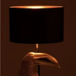 Meubles & Design Lampes à Poser Lampe Art Déco Forme Toucan Résine Doré -Luminaires Ventes lampe art deco forme toucan resine dore 3