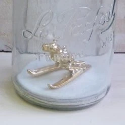 Reversible Lampes à Poser Lampe Bocal Skieurs Fil Noir -Luminaires Ventes lampe bocal skieurs fil noir 2