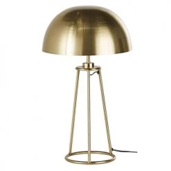 Maisons Du Monde Lampes à Poser Lampe Champignon En Métal Doré H54