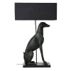 Maisons Du Monde Lampes à Poser Lampe Chien Et Abat-jour Noirs -Luminaires Ventes lampe chien et abat jour noirs 1000 10 21 200593 1