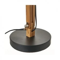 Wadiga Lampes à Poser Lampe De Bureau Articulée Métal Noir Et Bambou H40,5cm -Luminaires Ventes lampe de bureau articulee metal noir et bambou h40 5cm 2