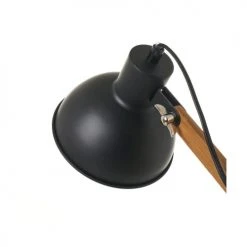 Wadiga Lampes à Poser Lampe De Bureau Articulée Métal Noir Et Bambou H40,5cm -Luminaires Ventes lampe de bureau articulee metal noir et bambou h40 5cm 3