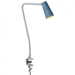 Lucide Lampes à Poser Lampe De Bureau En Métal Bleu