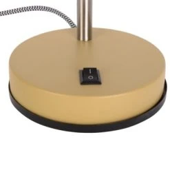 Leitmotiv Lampes à Poser Lampe De Bureau En Métal New Study Jaune Moutarde -Luminaires Ventes lampe de bureau en metal new study jaune moutarde 4