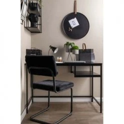 Leitmotiv Lampes à Poser Lampe De Bureau En Métal New Study Noir -Luminaires Ventes lampe de bureau en metal new study noir 1