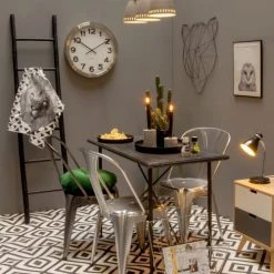 Present Time Lampes à Poser Lampe De Bureau En Métal Noir H34cm -Luminaires Ventes lampe de bureau en metal noir h34cm 2