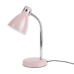 Present Time Lampes à Poser Lampe De Bureau Study En Métal Bleu H34cm -Luminaires Ventes lampe de bureau en metal rose h34cm
