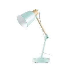 Maisons Du Monde Lampes De Chevet Enfant Lampe De Bureau En Métal Vert Et Hévéa -Luminaires Ventes lampe de bureau en metal vert et hevea 1000 8 23 181653 2