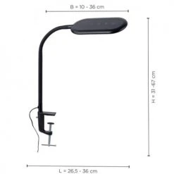 Keria Lampes à Poser Lampe De Bureau En Plastique_synthetic Noir -Luminaires Ventes lampe de bureau en plastique synthetic noir 2