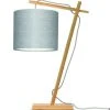 Good & Mojo Lampes à Poser Lampe De Table Bambou/lin H46cm -Luminaires Ventes lampe de table bambou lin h46cm 12