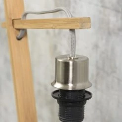 Good & Mojo Lampes à Poser Lampe De Table Bambou/lin H46cm -Luminaires Ventes lampe de table bambou lin h46cm 8