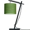 Good & Mojo Lampes à Poser Lampe De Table Bambou Noir/lin H46cm -Luminaires Ventes lampe de table bambou noir lin h46cm 30