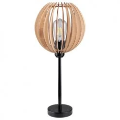 Britop Lighting Lampes à Poser Lampe De Table En Bois -Luminaires Ventes lampe de table en bois 8