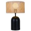 Keria Lampes à Poser Lampe De Table En Canage Naturel 2 Keria Lampes à Poser Lampe De Table En Canage Naturel -Luminaires Ventes lampe de table en canage naturel