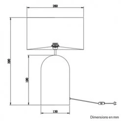 Keria Lampes à Poser Lampe De Table En Canage Naturel -Luminaires Ventes lampe de table en canage naturel 3