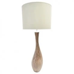 Keria Lampes à Poser Lampe De Table En Ceramic Marron