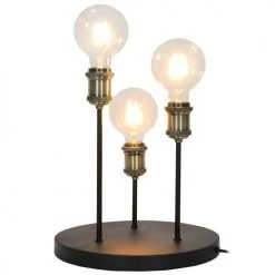 Sampa Helios Lampes à Poser Lampe De Table En Métal Noir 11 Sampa Helios Lampes à Poser Lampe De Table En Métal Noir -Luminaires Ventes lampe de table en metal noir 10