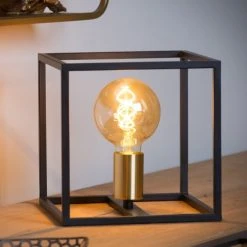 Lucide Lampes à Poser Lampe De Table En Métal Noir -Luminaires Ventes lampe de table en metal noir 25