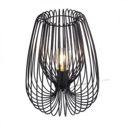 Keria Lampes à Poser Lampe De Table En Métal Noir -Luminaires Ventes lampe de table en metal noir 36