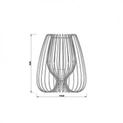 Keria Lampes à Poser Lampe De Table En Métal Noir -Luminaires Ventes lampe de table en metal noir 37