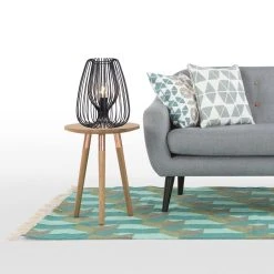 Keria Lampes à Poser Lampe De Table En Métal Noir -Luminaires Ventes lampe de table en metal noir 39