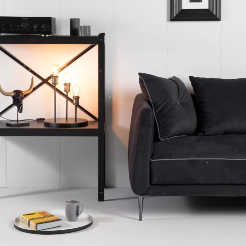 Sampa Helios Lampes à Poser Lampe De Table En Métal Noir 4 Sampa Helios Lampes à Poser Lampe De Table En Métal Noir – Image 2